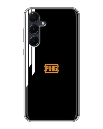 Чехол для Samsung Galaxy A55 с картинкой «PUBG — вертикальные линии»