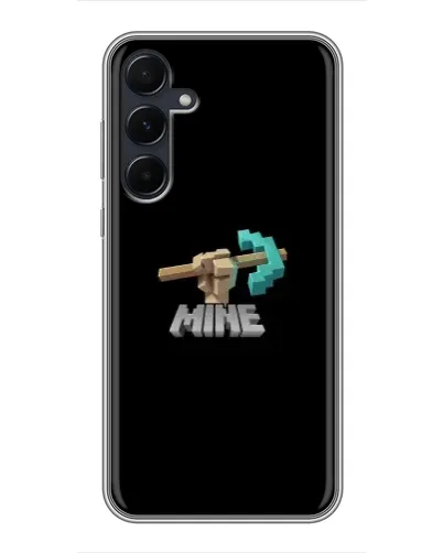 Чехол для Samsung Galaxy A55 с картинкой «Алмазная кирка» Чехол для Samsung Galaxy A55 с картинкой «Алмазная кирка»