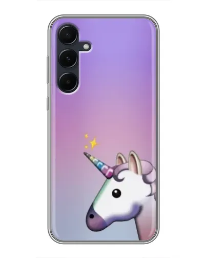 Чехол для Samsung Galaxy A55 с картинкой «Единорог градиент» Чехол для Samsung Galaxy A55 с картинкой «Единорог градиент»
