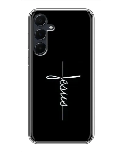 Чехол для Samsung Galaxy A55 с картинкой «Тонкая линия веры»