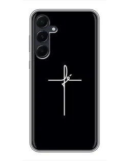 Чехол для Samsung Galaxy A55 с картинкой «Тонкий крест» Чехол для Samsung Galaxy A55 с картинкой «Тонкий крест»