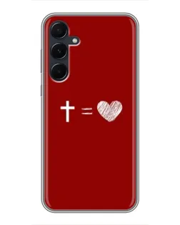 Чехол для Samsung Galaxy A55 с картинкой «Уравнение любви» Чехол для Samsung Galaxy A55 с картинкой «Уравнение любви»