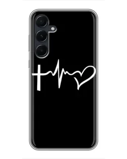 Чехол для Samsung Galaxy A55 с картинкой «Пульс веры» Чехол для Samsung Galaxy A55 с картинкой «Пульс веры»