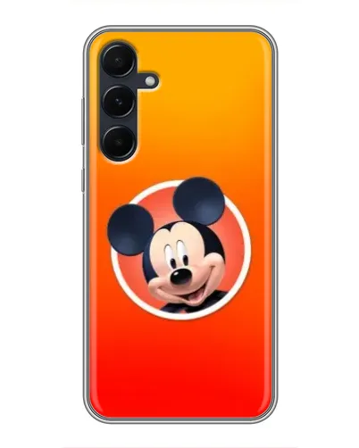 Чехол для Samsung Galaxy A55 с картинкой «Mickey в круге»