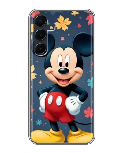 Чехол для Samsung Galaxy A55 с картинкой «Осенний Mickey Mouse»