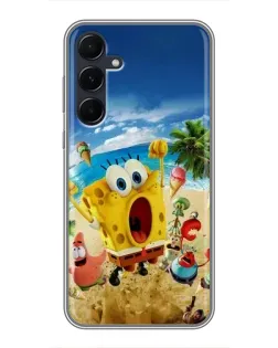 Чехол для Samsung Galaxy A55 с картинкой «Развлечения на пляже»