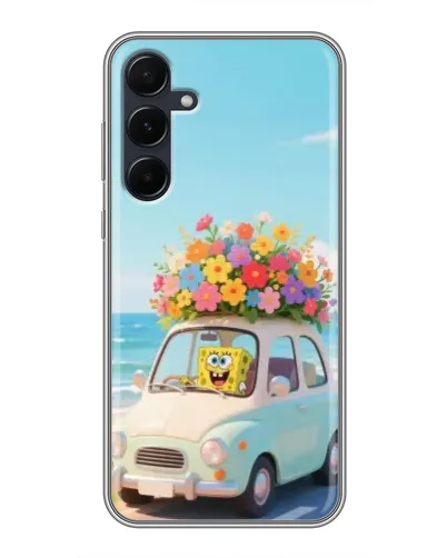 Чехол для Samsung Galaxy A55 с картинкой «Автомобильное путешествие»