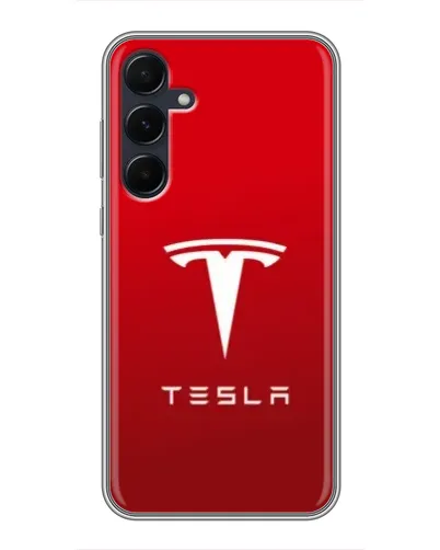 Чехол для Samsung Galaxy A55 с картинкой «Tesla Red Classic» Чехол для Samsung Galaxy A55 с картинкой «Tesla Red Classic»