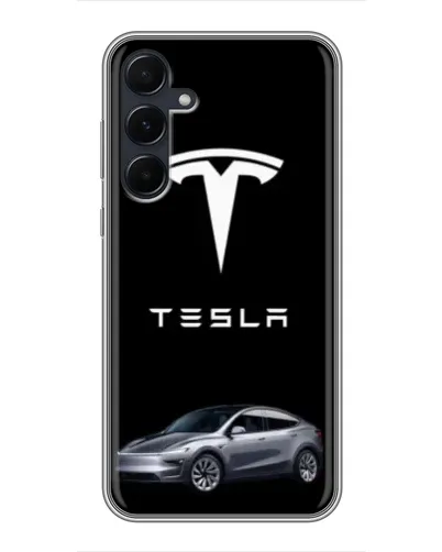 Чехол для Samsung Galaxy A55 с картинкой «Tesla Model Y» Чехол для Samsung Galaxy A55 с картинкой «Tesla Model Y»