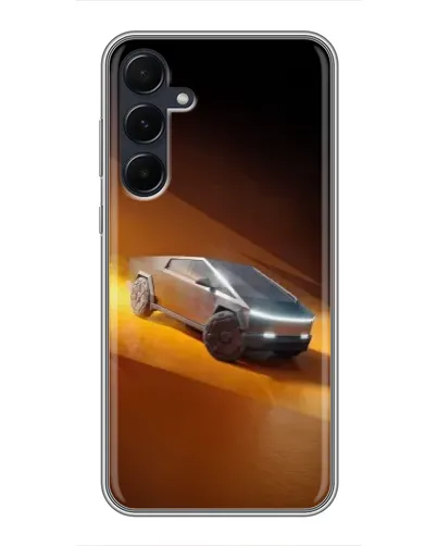 Чехол для Samsung Galaxy A55 с картинкой «Cybertruck в пустыне» Чехол для Samsung Galaxy A55 с картинкой «Cybertruck в пустыне»
