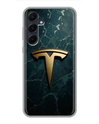 Чехол для Samsung Galaxy A55 с картинкой «Мраморная Tesla Gold» Чехол для Samsung Galaxy A55 с картинкой «Мраморная Tesla Gold»