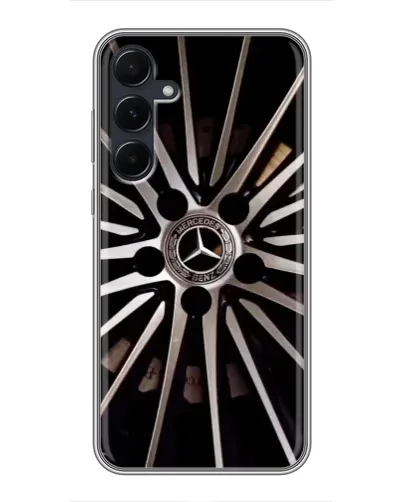 Чехол для Samsung Galaxy A55 с картинкой «Диск Mercedes»