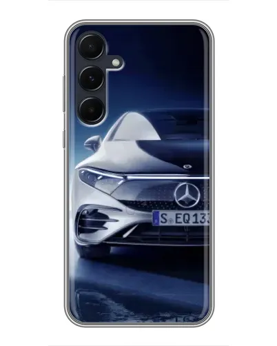 Чехол для Samsung Galaxy A55 с картинкой «Mercedes EQ — будущее»
