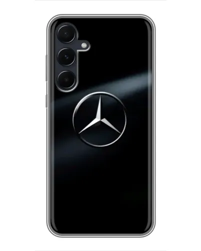 Чехол для Samsung Galaxy A55 с картинкой «Mercedes на металле» Чехол для Samsung Galaxy A55 с картинкой «Mercedes на металле»