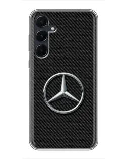 Чехол для Samsung Galaxy A55 с картинкой «Карбоновый Mercedes стиль» Чехол для Samsung Galaxy A55 с картинкой «Карбоновый Mercedes стиль»