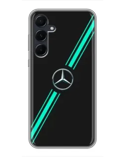 Чехол для Samsung Galaxy A55 с картинкой «Спортивные линии Mercedes» Чехол для Samsung Galaxy A55 с картинкой «Спортивные линии Mercedes»
