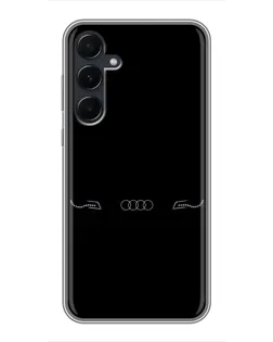 Чехол для Samsung Galaxy A55 с картинкой «Audi — световой подпись»