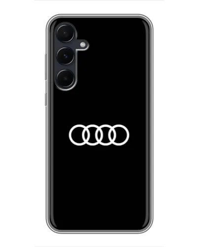 Чехол для Samsung Galaxy A55 с картинкой «Audi White Logo»