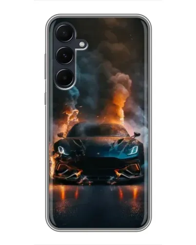 Чехол для Samsung Galaxy A55 с картинкой «Lamborghini дымная эстетика» Чехол для Samsung Galaxy A55 с картинкой «Lamborghini дымная эстетика»