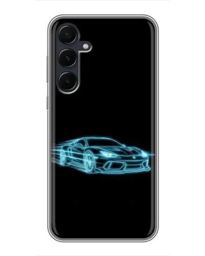 Чехол для Samsung Galaxy A55 с картинкой «Неоновый контур Lamborghini» Чехол для Samsung Galaxy A55 с картинкой «Неоновый контур Lamborghini»