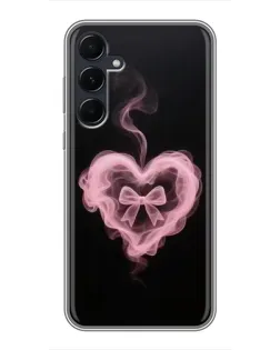 Чехол для Samsung Galaxy A55 с картинкой «Дымчатое сердце»