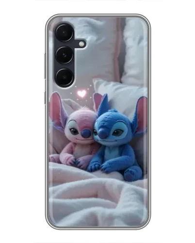 Чехол для Samsung Galaxy A55 с картинкой «Плюшевые Стич Ангел» Чехол для Samsung Galaxy A55 с картинкой «Плюшевые Стич Ангел»