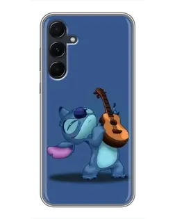 Чехол для Samsung Galaxy A55 с картинкой «Стич с укулеле» Чехол для Samsung Galaxy A55 с картинкой «Стич с укулеле»