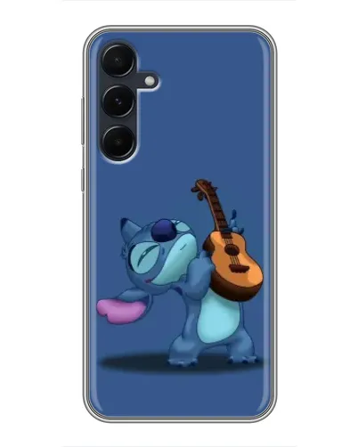 Чехол для Samsung Galaxy A55 с картинкой «Стич с укулеле» Чехол для Samsung Galaxy A55 с картинкой «Стич с укулеле»