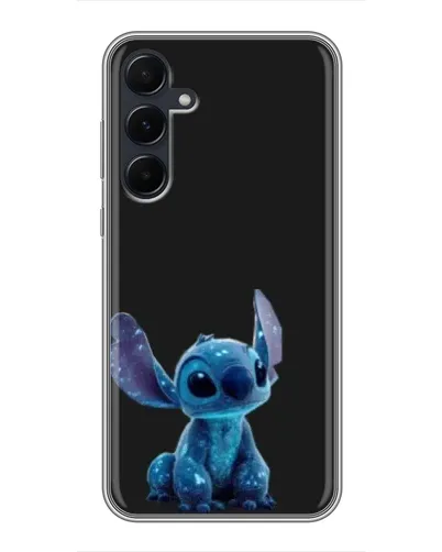 Чехол для Samsung Galaxy A55 с картинкой «Стич на черном» Чехол для Samsung Galaxy A55 с картинкой «Стич на черном»