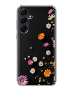 Чехол для Samsung Galaxy A55 с картинкой «Цветочная композиция»