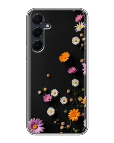Чехол для Samsung Galaxy A55 с картинкой «Цветочная композиция»