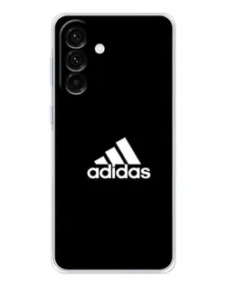 Чехол для Samsung Galaxy A56 5G с картинкой «Черная классика Adidas»