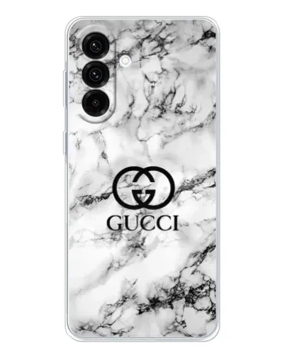 Чехол для Samsung Galaxy A56 5G с картинкой «Gucci — мраморный шик»