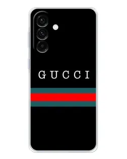 Чехол для Samsung Galaxy A56 5G с картинкой «Gucci — красный пояс»