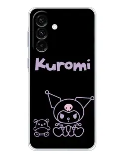 Чехол для Samsung Galaxy A56 5G с картинкой «Kuromi — черный минимализм» Чехол для Samsung Galaxy A56 5G с картинкой «Kuromi — черный минимализм»