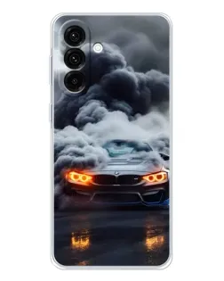Чехол для Samsung Galaxy A56 5G с картинкой «BMW в дыму» Чехол для Samsung Galaxy A56 5G с картинкой «BMW в дыму»