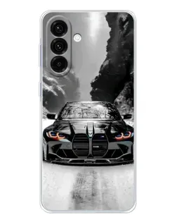 Чехол для Samsung Galaxy A56 5G с картинкой «BMW — акварельный дрифт» Чехол для Samsung Galaxy A56 5G с картинкой «BMW — акварельный дрифт»