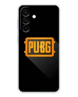 Чехол для Samsung Galaxy A56 5G с картинкой «PUBG — рамка лого»
