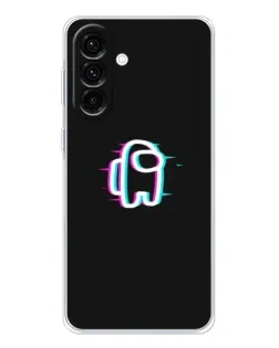 Чехол для Samsung Galaxy A56 5G с картинкой «Among Us неон»