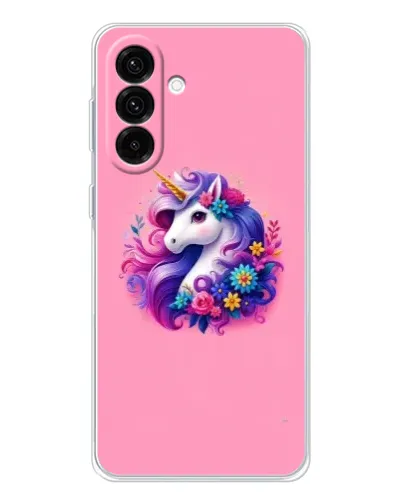 Чехол для Samsung Galaxy A56 5G с картинкой «Сказочный единорог»