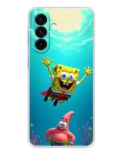 Чохол для Samsung Galaxy A56 5G з картинкою «Спанч Боб під водою»