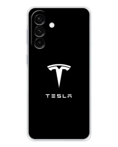Чехол для Samsung Galaxy A56 5G с картинкой «Tesla White Logo» Чехол для Samsung Galaxy A56 5G с картинкой «Tesla White Logo»
