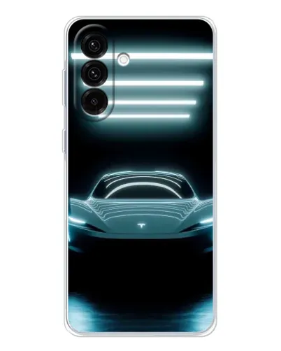 Чехол для Samsung Galaxy A56 5G с картинкой «Tesla в неоне» Чехол для Samsung Galaxy A56 5G с картинкой «Tesla в неоне»