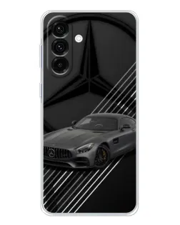 Чехол для Samsung Galaxy A56 5G с картинкой «Mercedes AMG — графика»
