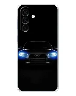 Чехол для Samsung Galaxy A56 5G с картинкой «Audi в неоне»