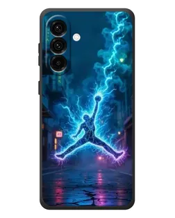 Чохол для Samsung Galaxy A57 з картинкою «Jordan Gold Jumpman»