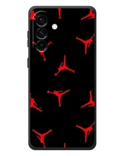 Чохол для Samsung Galaxy A57 з картинкою «Jordan Red Pattern»