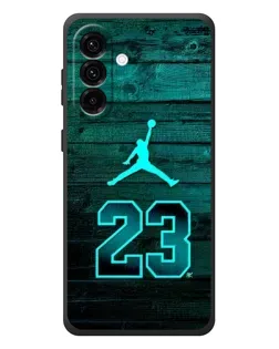 Чехол для Samsung Galaxy A57 с картинкой «Jordan Cyan 23»