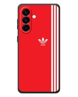 Чохол для Samsung Galaxy A57 з картинкою «Червоний мінімалізм Adidas»