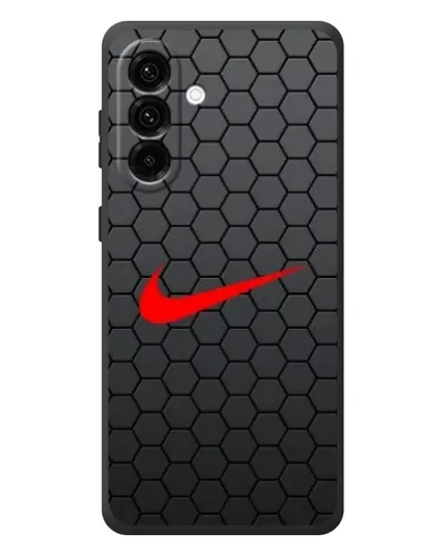 Чохол для Samsung Galaxy A57 з картинкою «Nike — карбонова сітка»
